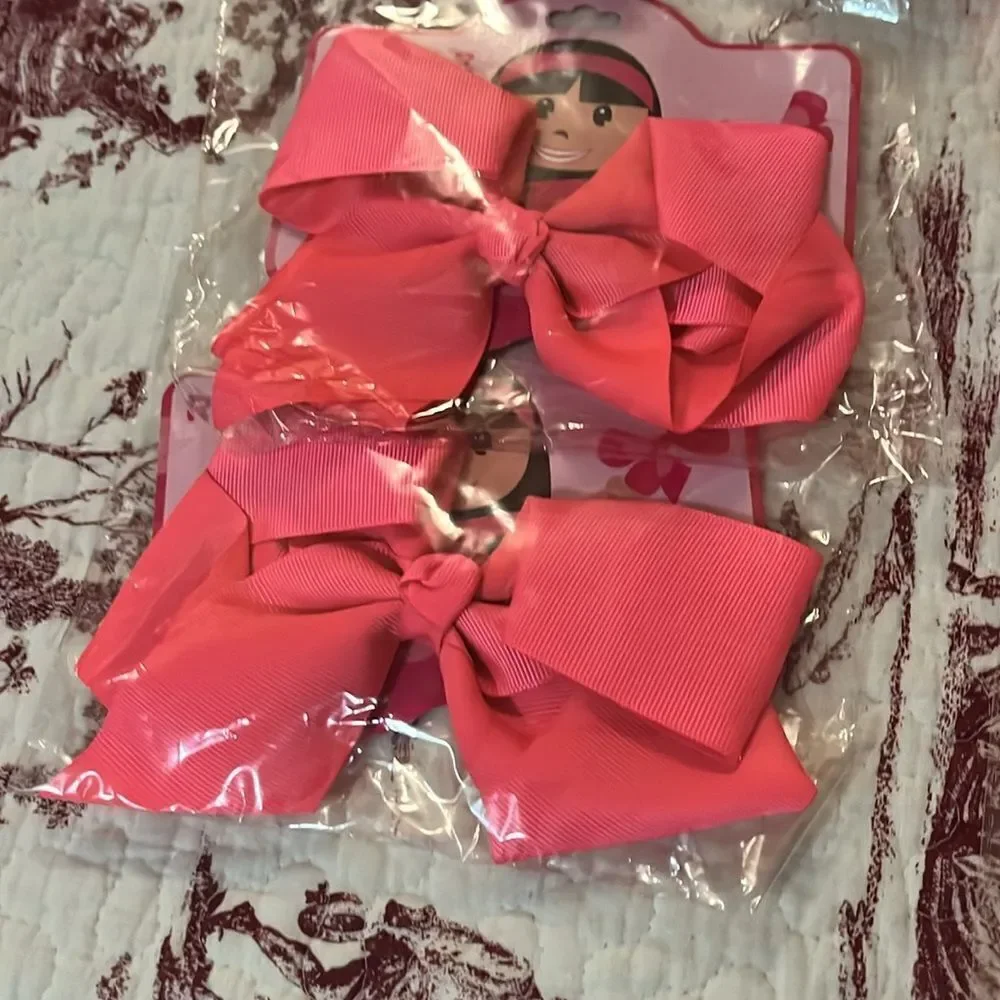 Ruffle girl bows